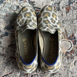 Rothy's Women's Loafers - Green, Gold, and Blue